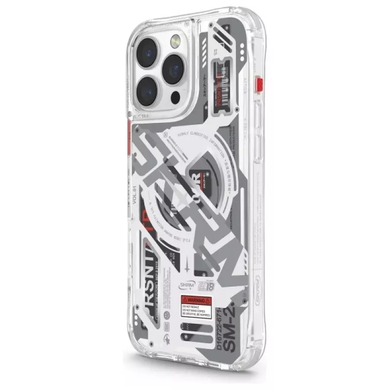 SKINARMA Ekho Custodia con ricarica magnetica per Apple iPhone 16 Pro Max 6,9