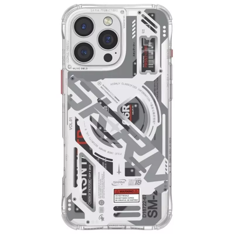 SKINARMA Ekho Custodia con ricarica magnetica per Apple iPhone 16 Pro Max 6,9