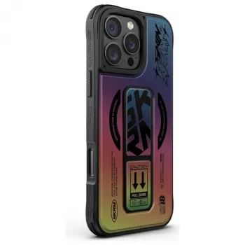 SKINARMA Kira Kobai Custodia con ricarica magnetica e grip stand per iPhone 16 Pro Max 6,9