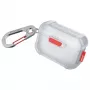Skinarma Mecha Custodia per AirPods Pro 2, Frost Translucent