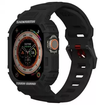 Skinarma Mecha Custodia e cinturino 2in1 per Apple Watch Ultra 49mm - Nero