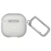 Skinarma Kinzoku Case per AirPods 4, Frost