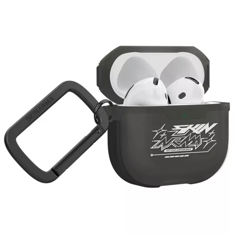 SKINARMA Kinzoku Custodia per AirPods 4 - Fumo