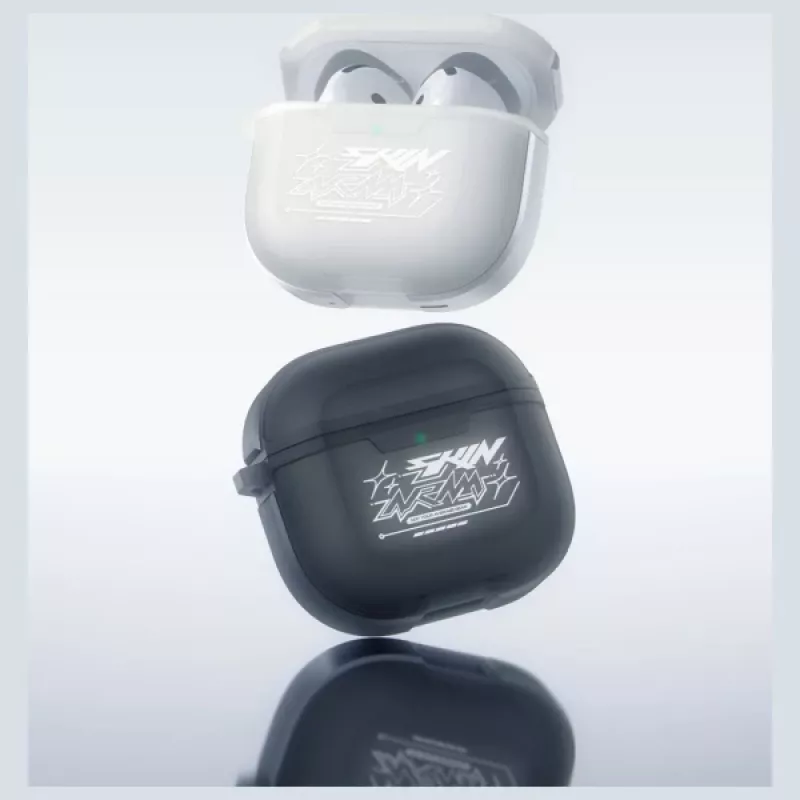 SKINARMA Kinzoku Custodia per AirPods 4 - Fumo