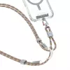 SKINARMA Dyno Ve Lanyard 2-in-1 per telefono e cavo USB-C a USB-C 80cm beige