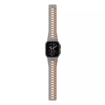 Skinarma Gemini cinturino per Apple Watch 49/46/45/44 mm grigio