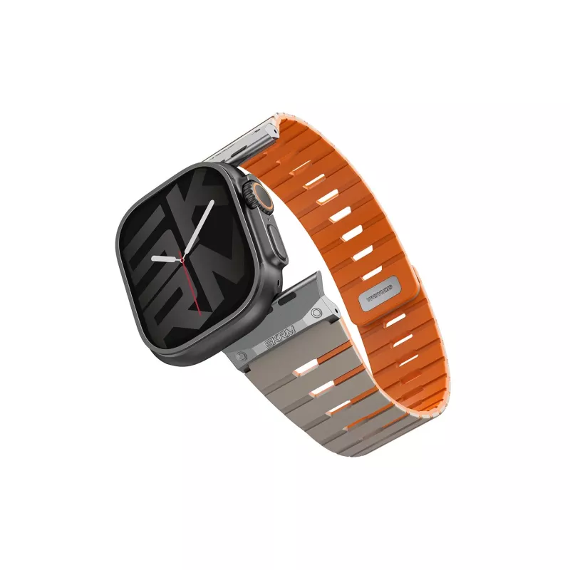 Skinarma Gemini cinturino per Apple Watch 49/46/45/44 mm grigio