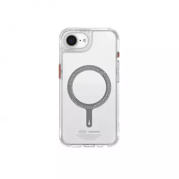 SKINARMA Saido Cover MagSafe per iPhone 16e / 17e trasparente
