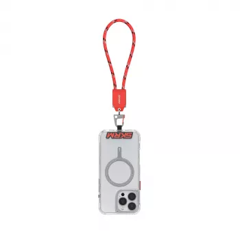 SKINARMA Dyno Ve cavo lanyard 2-in-1 USB-C 20cm rosso