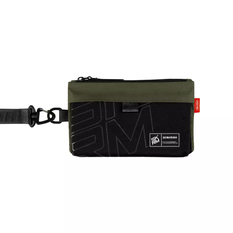 Skinarma Jager pochette per telefono crossbody verde oliva