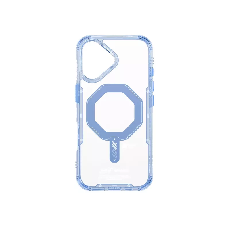 SKINARMA Saido Cover con ricarica magnetica per Apple iPhone 17 - blu