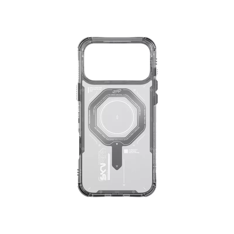 SKINARMA Magma Cover per iPhone 17 Pro Max con ricarica magnetica Graphite