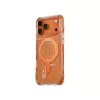 Skinarma Magma Cover con ricarica magnetica per iPhone 17 Pro Max, arancione