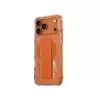 Skinarma Helio Cover per iPhone 17 Pro Max con ricarica magnetica + grip stand arancione