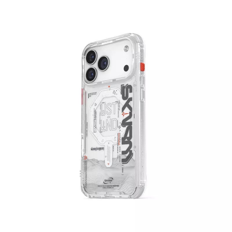 Skinarma Sonix custodia per Apple iPhone 17 Pro ricarica magnetica trasparente