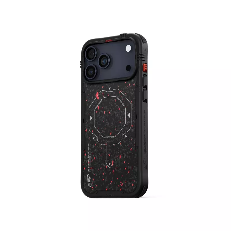 Skinarma Vektor custodia per iPhone 17 Pro ricarica magnetica nero