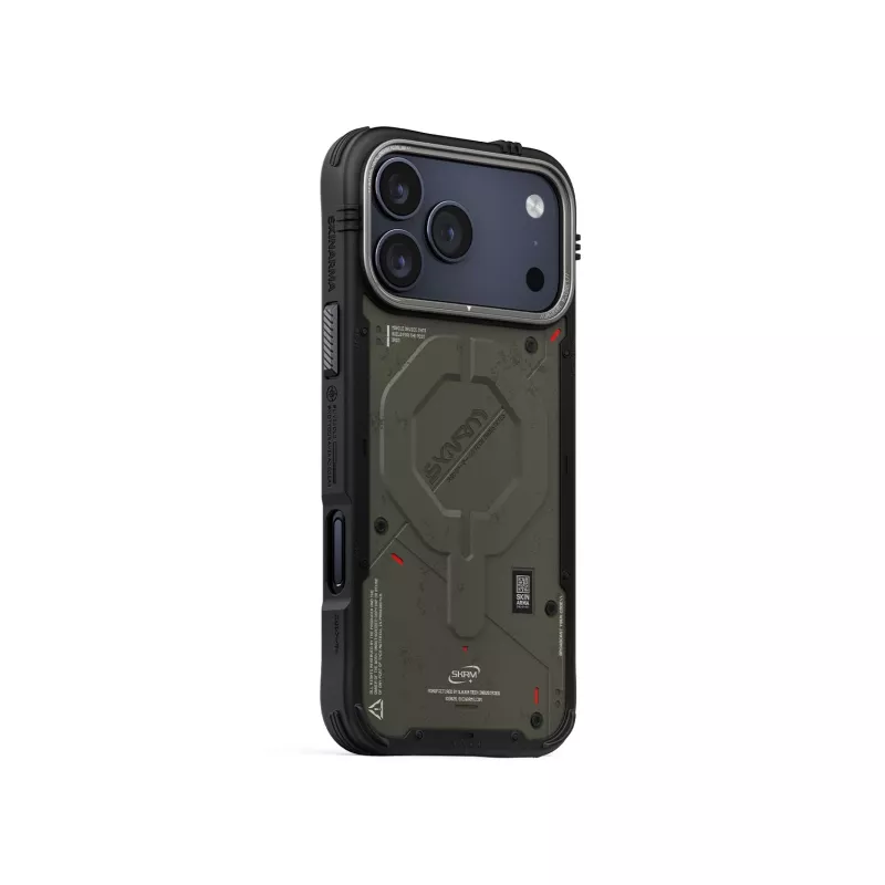 Skinarma Vigor custodia MagSafe per iPhone 17 Pro Max verde