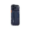 Skinarma Haxa custodia con ricarica magnetica + grip stand per Apple iPhone 17 Pro Max, blu