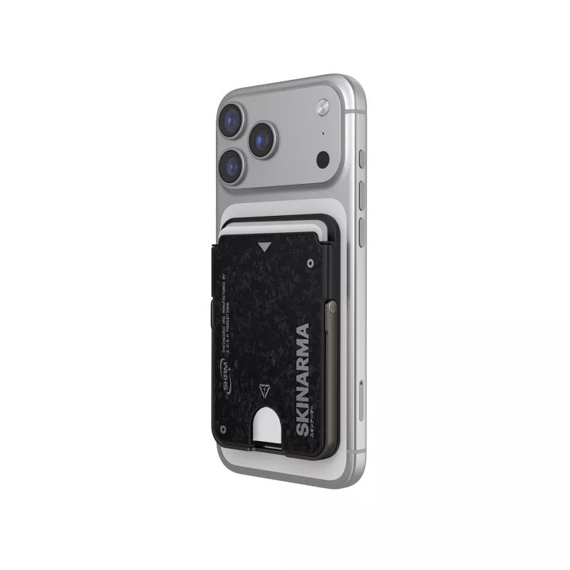 Skinarma Vektor Magnetic Smart Kick-Stand custodia a portafoglio, Onyx
