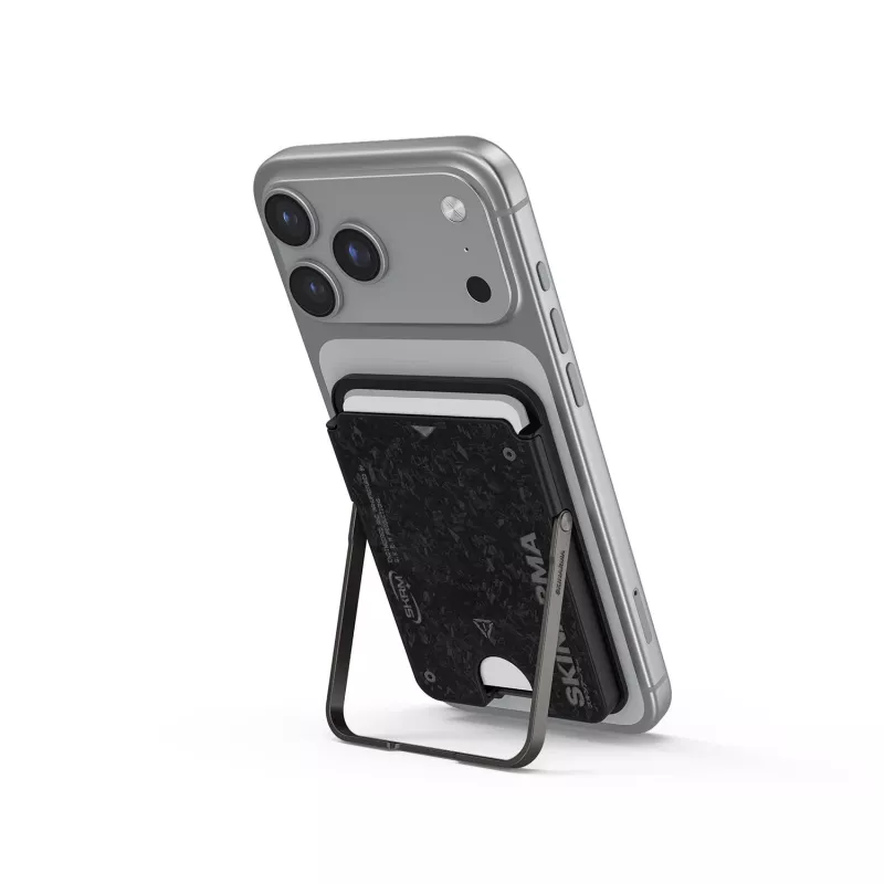 Skinarma Vektor Magnetic Smart Kick-Stand custodia a portafoglio, Onyx