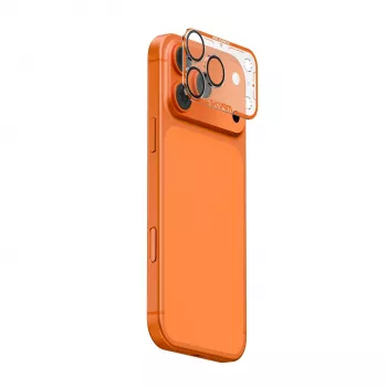 Skinarma Magma protezione lente fotocamera full matte per Apple iPhone 17 Pro - arancione
