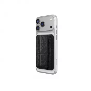 SKINARMA Kado Phantom portacarte magnetico con grip stand nero