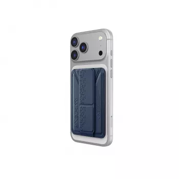SKINARMA Kado Haxa Portacarte magnetico con grip e stand Blue