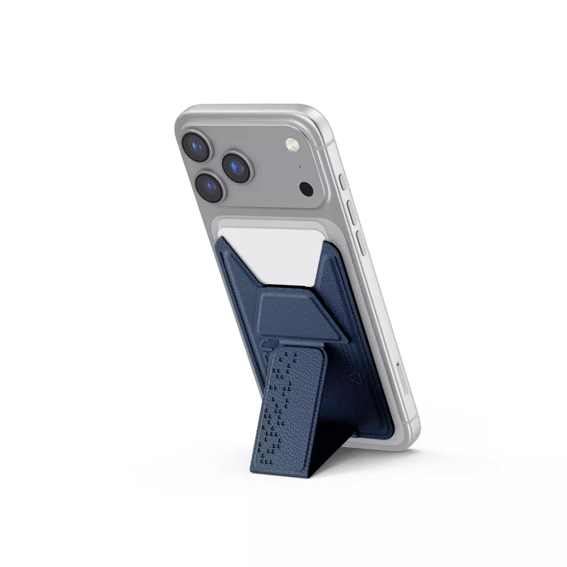 SKINARMA Kado Haxa Portacarte magnetico con grip e stand Blue