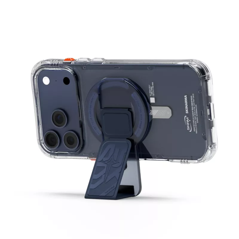 SKINARMA Arch XEPhaze Grip-Stand smart magnetico grip e stand per telefono Blue