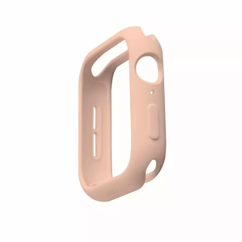 UNIQ Lino Custodia per Apple Watch Series 4/5/6/SE/SE3 44mm - Blush Pink