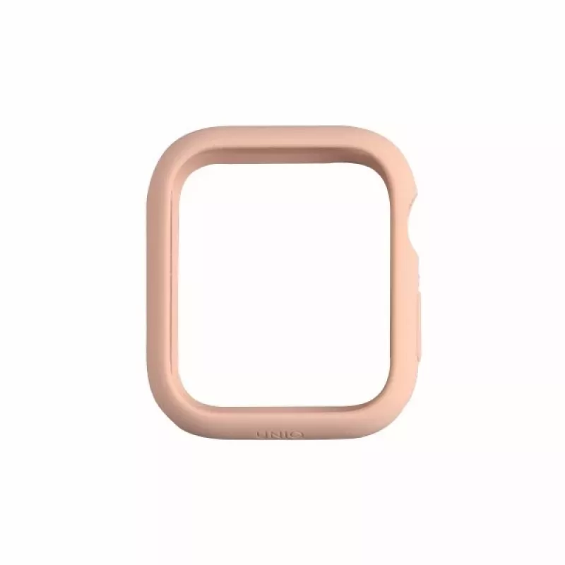 UNIQ Lino Custodia per Apple Watch Series 4/5/6/SE/SE3 44mm - Blush Pink