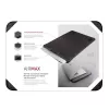 UNIQ Dfender Custodia per laptop 16 pollici Nero carbone