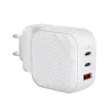 UNIQ Verge Pro Caricabatterie da parete GaN 66W USB-C Bianco nuvola