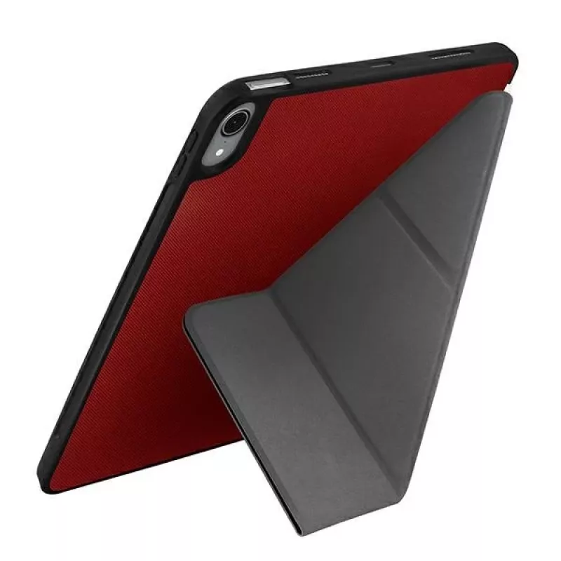 UNIQ Transforma Rigor Custodia per iPad Air 10,9 inch (2020/2022) - rosso corallo antimicrobico