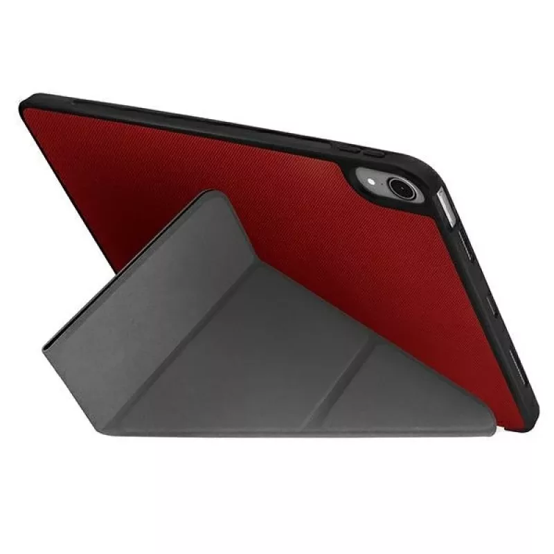 UNIQ Transforma Rigor Custodia per iPad Air 10,9 inch (2020/2022) - rosso corallo antimicrobico