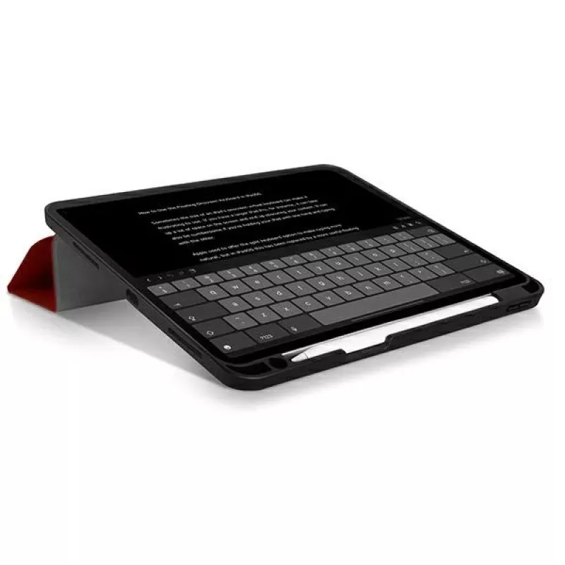 UNIQ Transforma Rigor Custodia per iPad Air 10,9 inch (2020/2022) - rosso corallo antimicrobico
