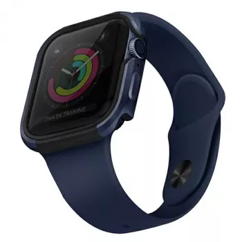 UNIQ Valencia Custodia protettiva per Apple Watch Series 4/5/6/SE/SE3 40mm - Atlantic Blue