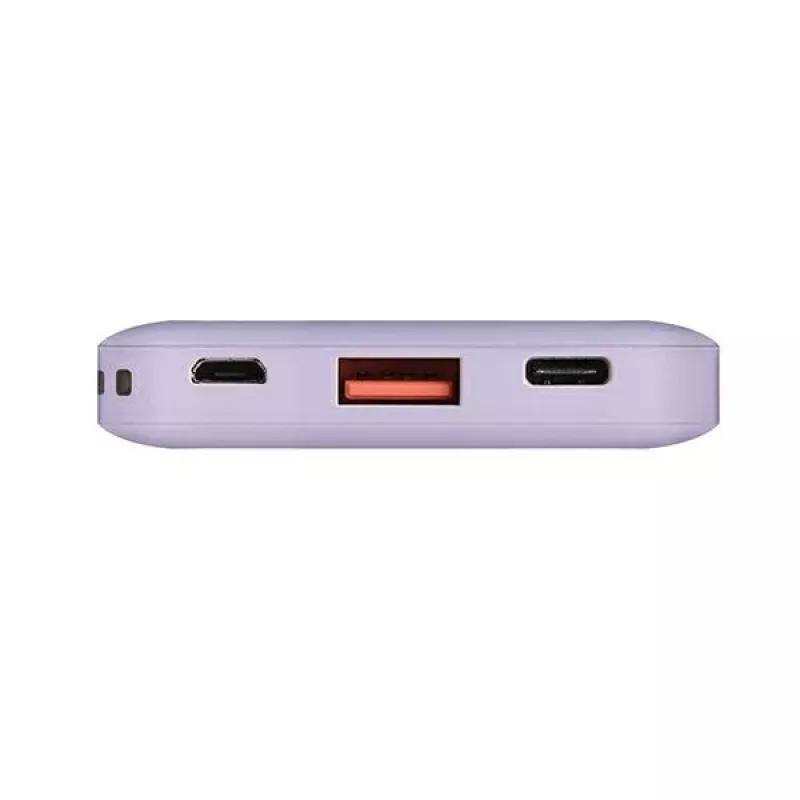 UNIQ Powerbank Fuele Mini 8000mAh USB-C 18W PD ricarica rapida Lavender