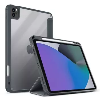 UNIQ Moven Custodia per iPad Pro 11 (2021/2020) e iPad Air 10.9 (2022/2020) con protezione antimicrobica - antracite