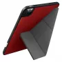 UNIQ Transforma Custodia folio per iPad Pro 11 inch (2021/2020) e iPad Air 10,9 inch (2022/2020) con protezione antimicrobica, rosso corallo