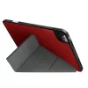 UNIQ Transforma Custodia folio per iPad Pro 11 inch (2021/2020) e iPad Air 10,9 inch (2022/2020) con protezione antimicrobica, rosso corallo