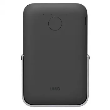 UNIQ Powerbank Hoveo 5000mAh USB-C 20W PD ricarica rapida wireless magnetica Charcoal Grey