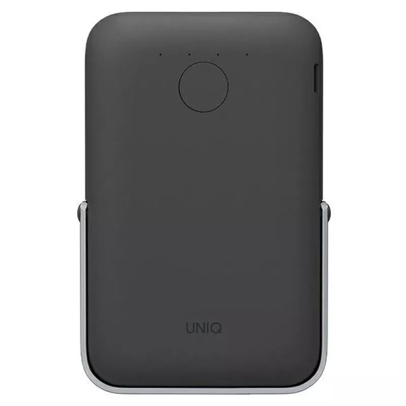 UNIQ Powerbank Hoveo 5000mAh USB-C 20W PD ricarica rapida wireless magnetica Charcoal Grey
