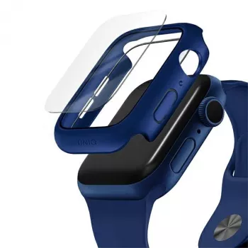 UNIQ Nautic Custodia protettiva per Apple Watch Series 4/5/6/SE/SE3 40mm blu