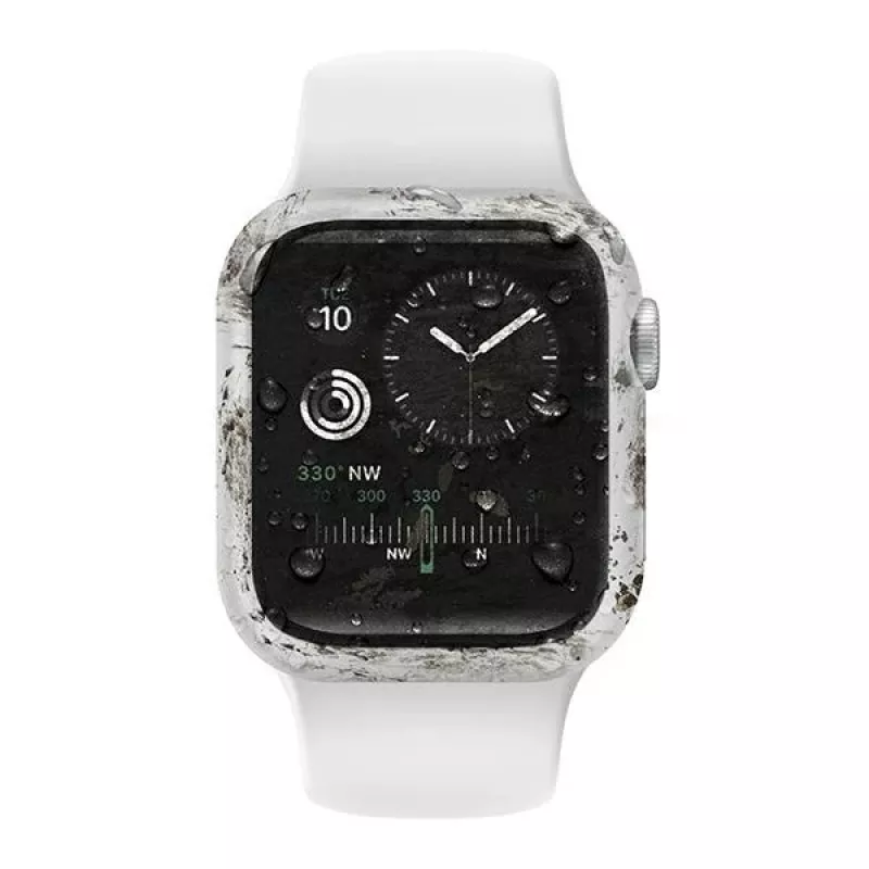 UNIQ Nautic Custodia protettiva per Apple Watch Series 4/5/6/SE/SE3 44mm bianca