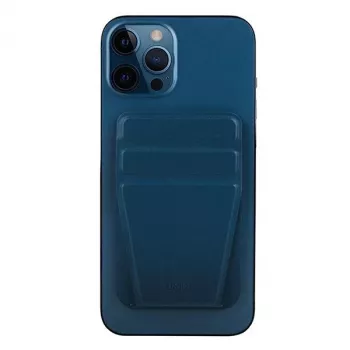 UNIQ Lyft Supporto magnetico a scatto per telefono e portacarte - Blu