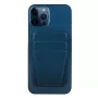 UNIQ Lyft Supporto magnetico a scatto per telefono e portacarte - Blu