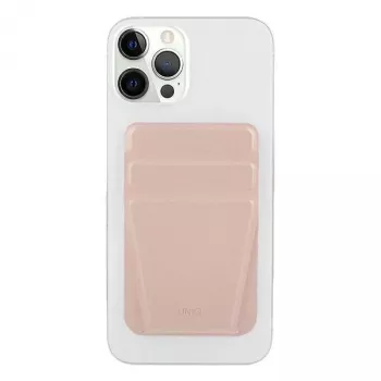 UNIQ Lyft Supporto magnetico per telefono con porta carte Pink