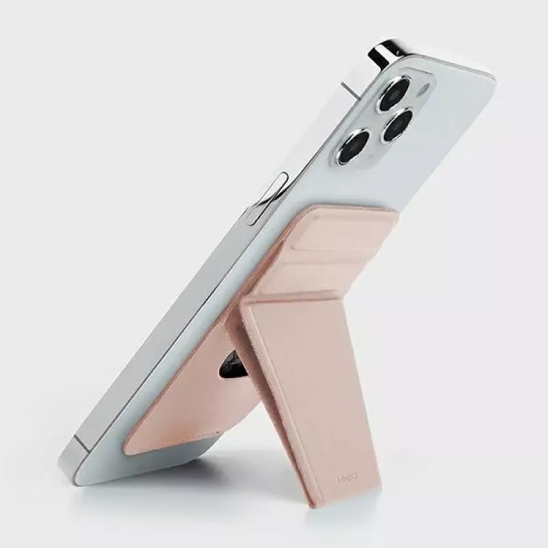 UNIQ Lyft Supporto magnetico per telefono con porta carte Pink