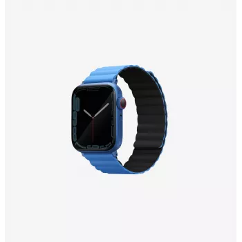 UNIQ Revix Cinturino magnetico reversibile per Apple Watch Nero/Blu 42/44/45/49mm